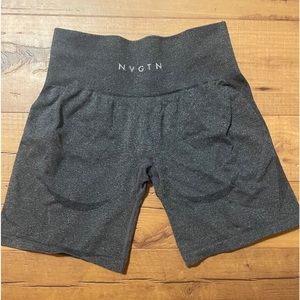 NVGTN Black Speckled Contour Seamless Shorts